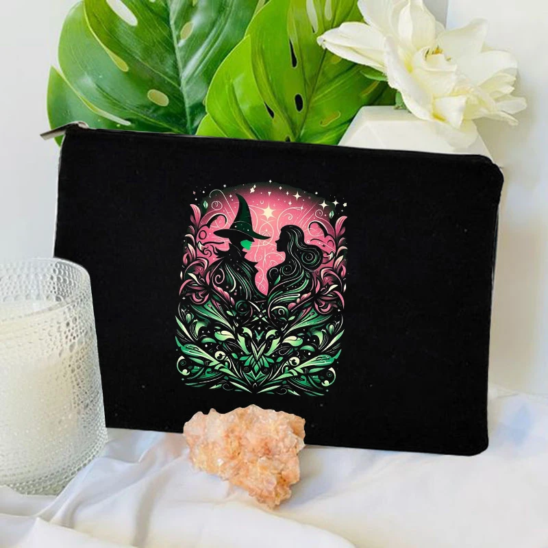 Wicked The Musical Zipper Lipstick Bag Glinda Elphaba Inspired Musical Lover Gifts Purse Musical Theater Fans Gift Pencil Case 3