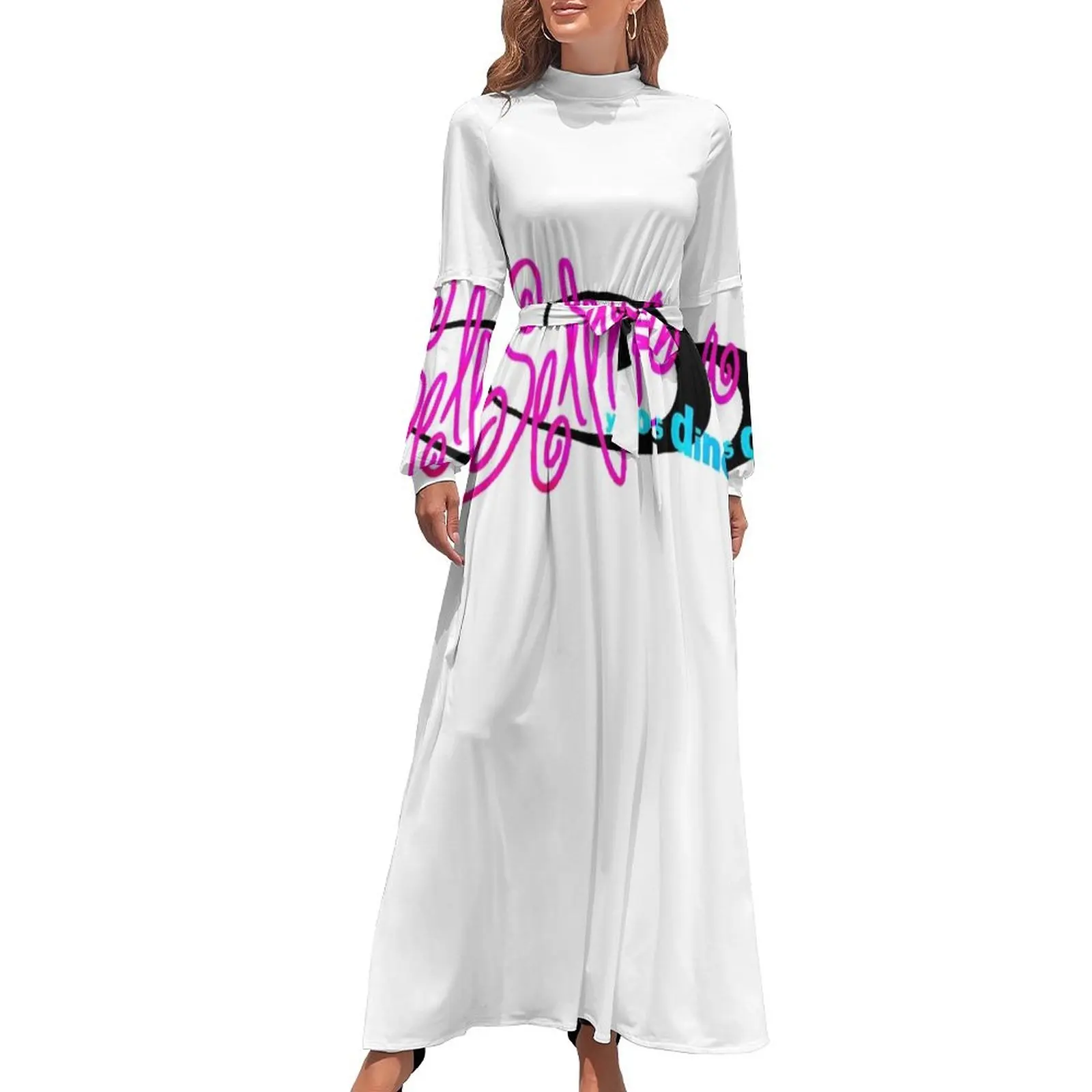 thumbnail image 1 of 1995 y Los Dinos Vintage Dreaming of You Era Classic 90_s Vestido largo Vestido de dama de honor mujer Vestido de mujer Vestidos de verano, 1 of 5