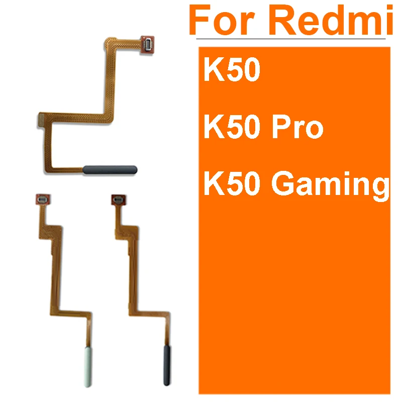 

Гибкий кабель для Xiaomi Redmi K50 K50Pro K50, игровой сенсор мощности, сканер отпечатков пальцев, кнопка питания, боковой считыватель отпечатков пальцев, гибкий кабель