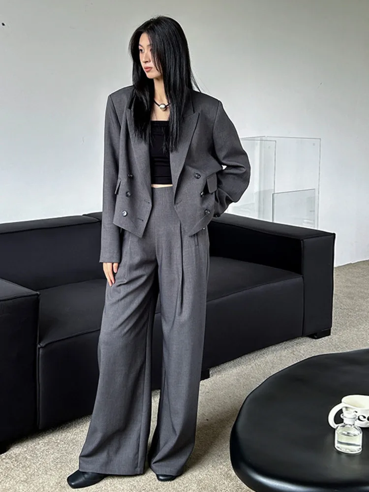 Рисунок 2 - Винтажный двубортный свободный Блейзер BJTZ для женщин