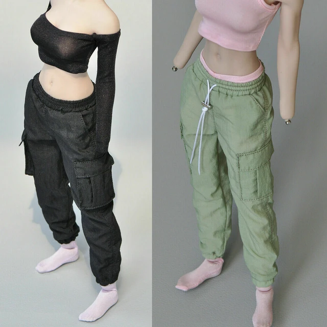 1/6 Scale Overalls Pants Model Fashion Loose Trouser Accessories