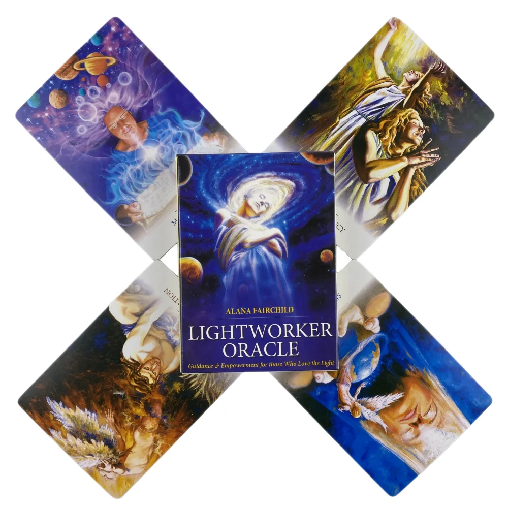 

Light Worker Oracle Cards A 54 Tarot English Divination Edition Deck Borad Games
