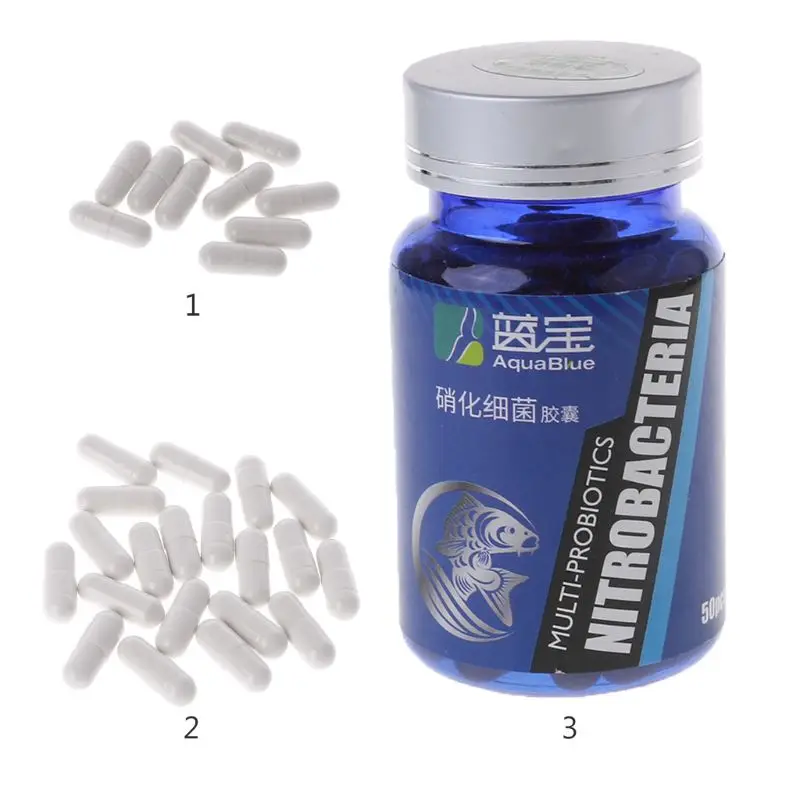 L21A 10-50Pcs Nitrifying Bacteria For Fresh Water And Marine Water Fish Tank