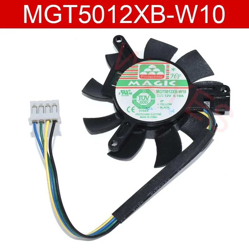 MGT5012XB-W10 Новый охлаждающий вентилятор для видеокарты 12 В постоянного тока а 4 контакта охлаждающий вентилятор для видеокарты MAGIC