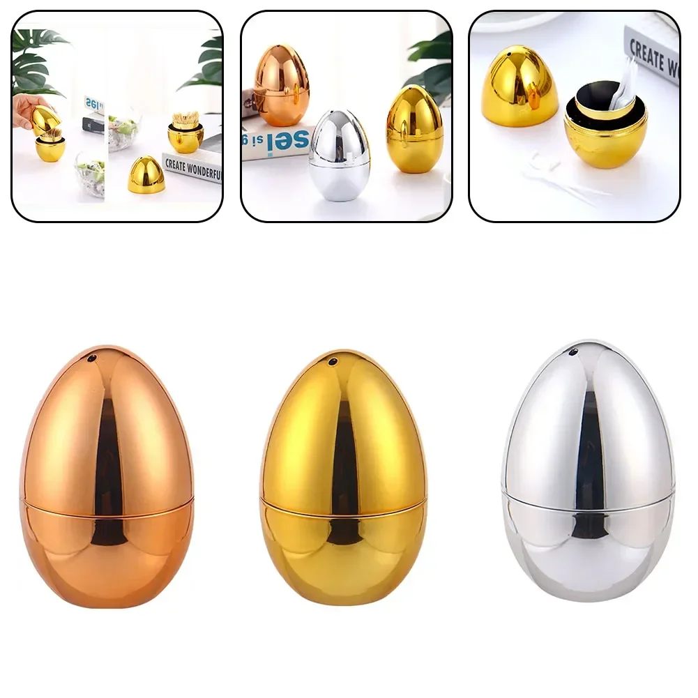 Kitchen Food Storage Jars Creative Egg-shaped Toothpick Jar Storage Box Decoration Toothpick Box Household Cute Jar