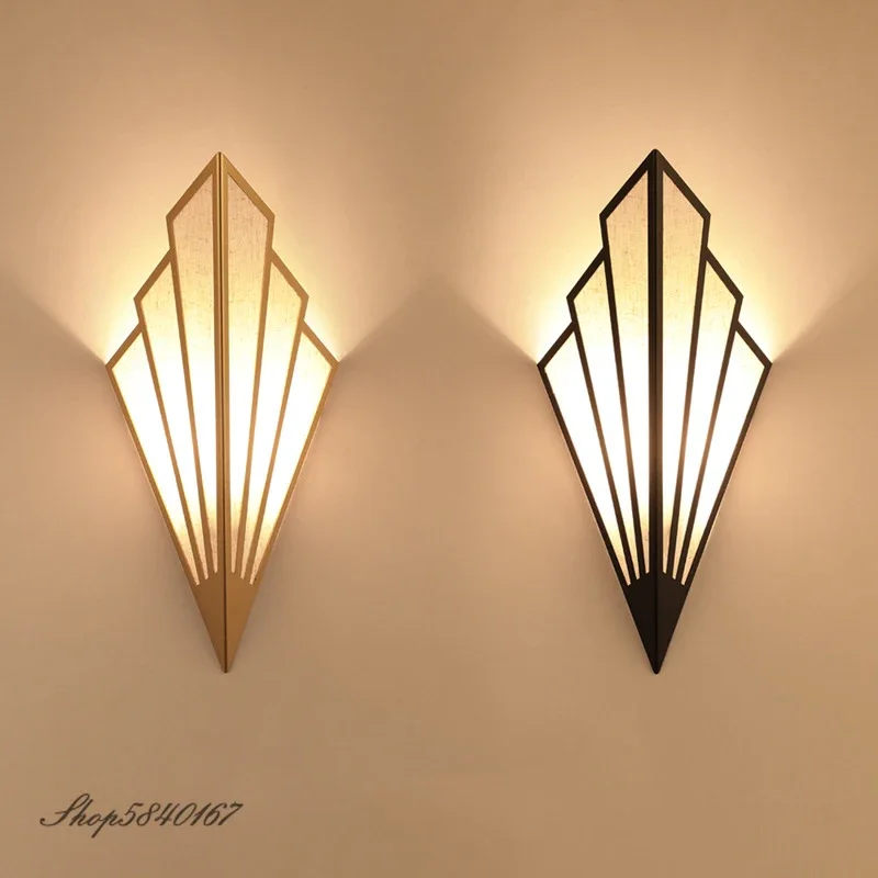 Led Wall Lamp Indoor Led Lights Nordic Simple Sconce Lamps Loft Living Room Beside Wall Light Fixtures Stair Lighting Fixtures