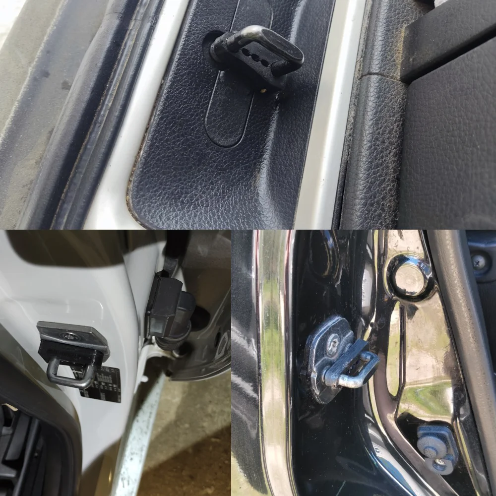 Car Sound Deadener Damper Door Lock Buffer 4Pcs Deadening For Nissan X-Trail T31 II 2007-2013 car door lock damper car sound deadener