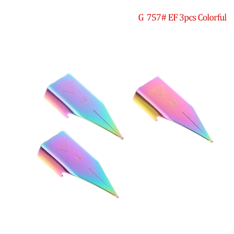 Set of 3 Dazzling Art Pen Nibs for School and Office Use