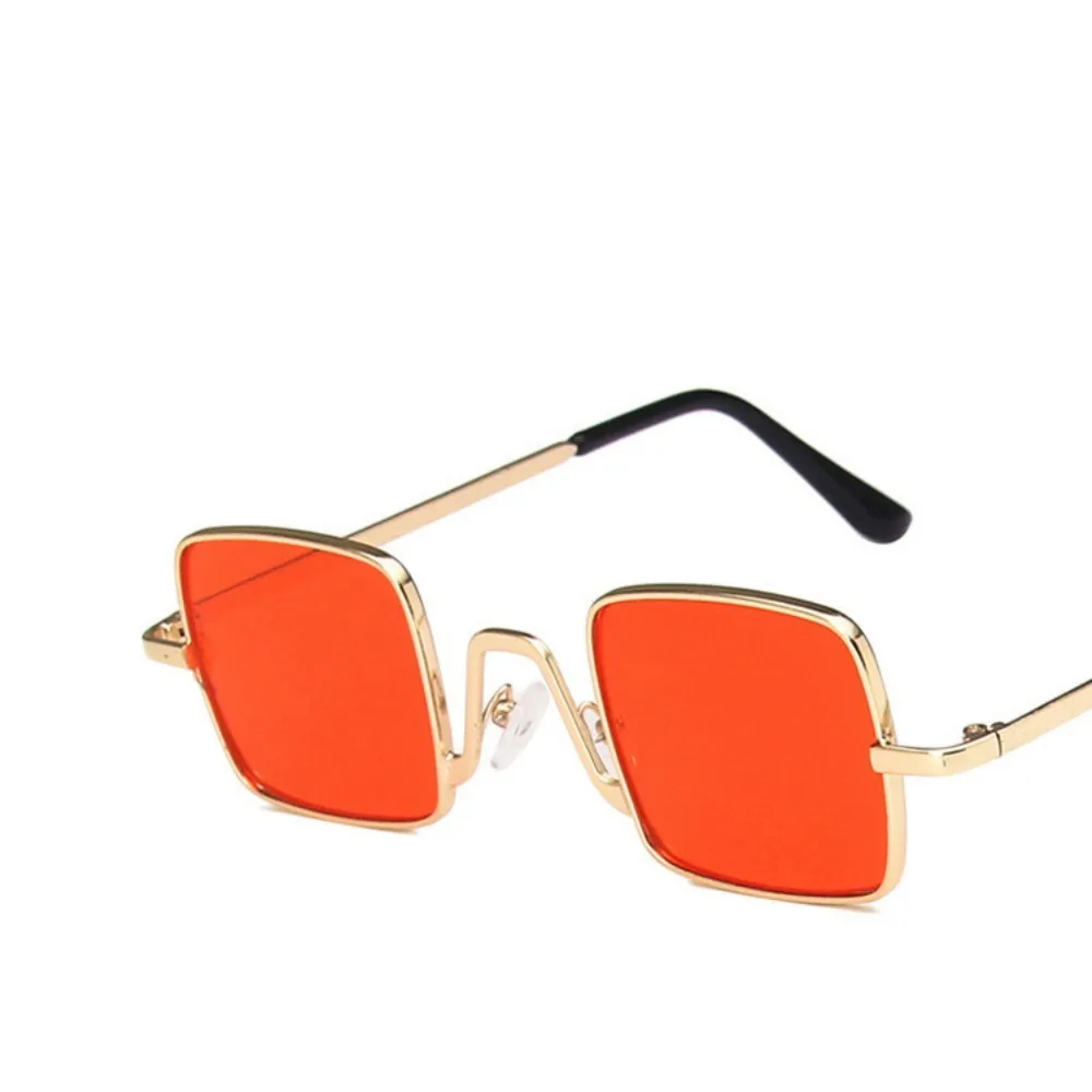 Fashion Retro Square Metal Children's Sunglasses Hip-hop Sun Protection Eyewear