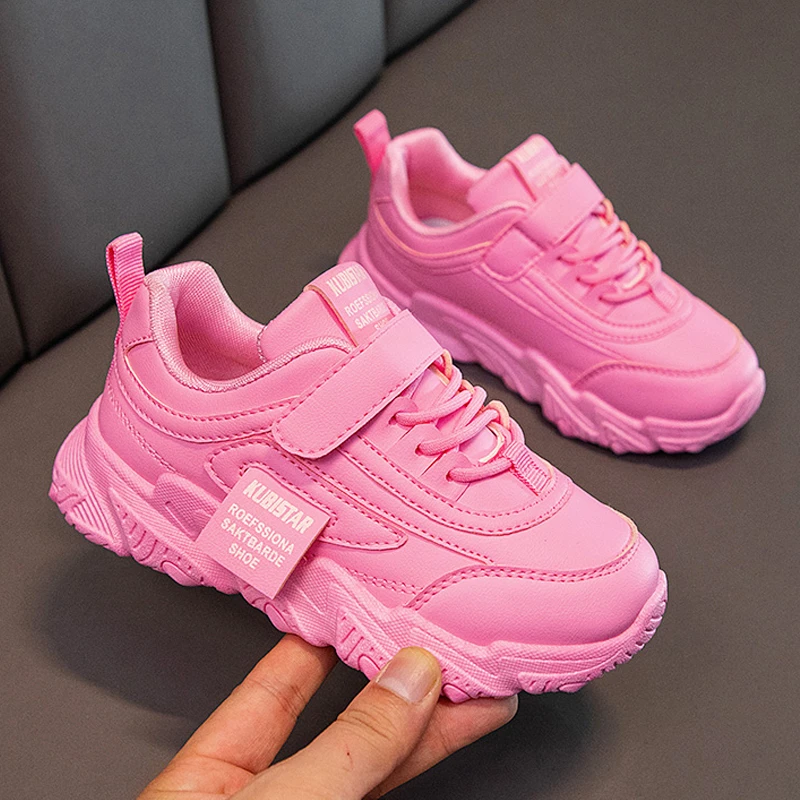 Mode Meisjes Roze Sneakers Pu Leer Platform Kinderen Casual 4 Tot 12 Jaar Hardlopen Tennis Sport Kid Schoenen Meisjes luxe| | AliExpress