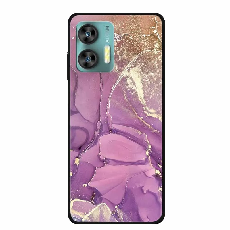 Colorful Marble Space TPU Silicone Soft Back Cover Case - Fashionable Protective