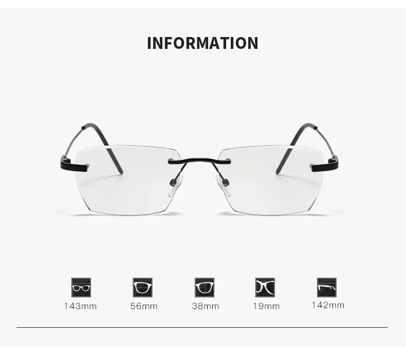 Intelligent Photochromic Myopia Glasses Women Retro Trendy Minus Sight Sunglasses 2 in 1 Farsighted Eyewear Diopter Prescription 6