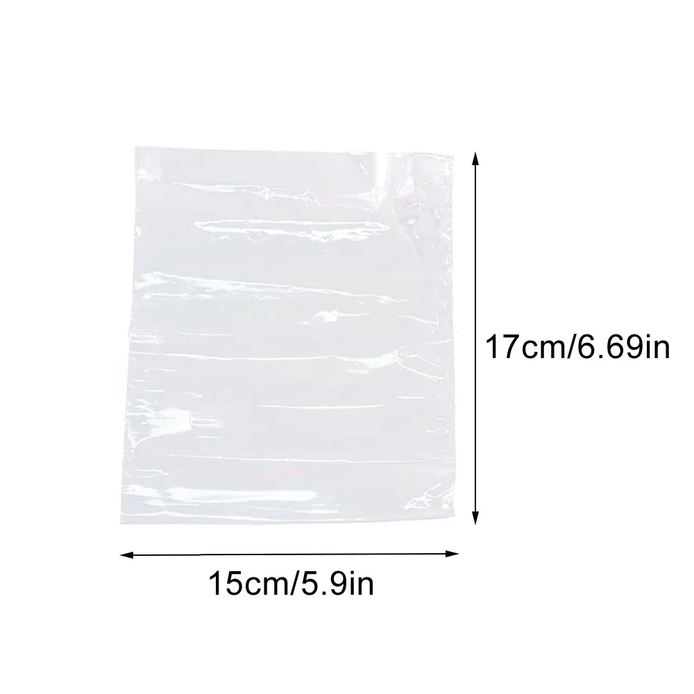 100pcs POF Heat Shrink Wrap POF Heat Shrinkable Film Odorless Clear POF Heat Shrink Bags for Sneaker Books Large Shoes Protector