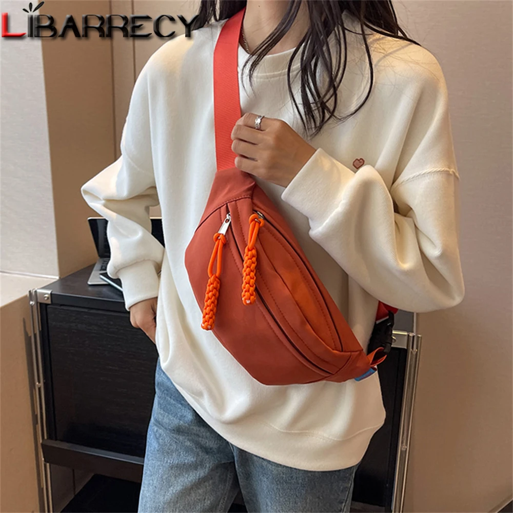 

Fashion High Quality Oxford Cloth Women Chest Bags Solid Color New Ladies Shoulder Bag Multifunctional Ladies Crossbody Bags Sac