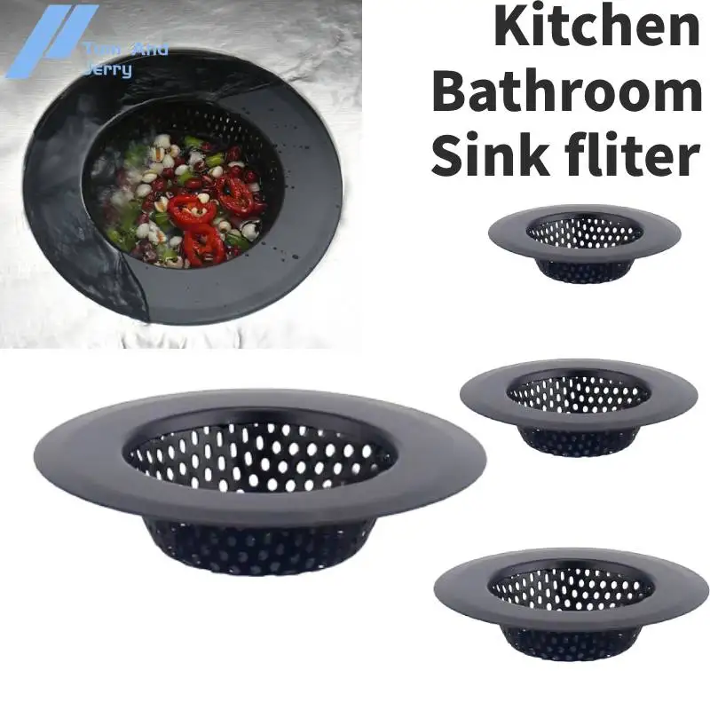 Kitchen Sink Filter Stainless Steel Mesh Sink Strainer Bathroom Strainer Drain Hole Trap Waste Screen Tools