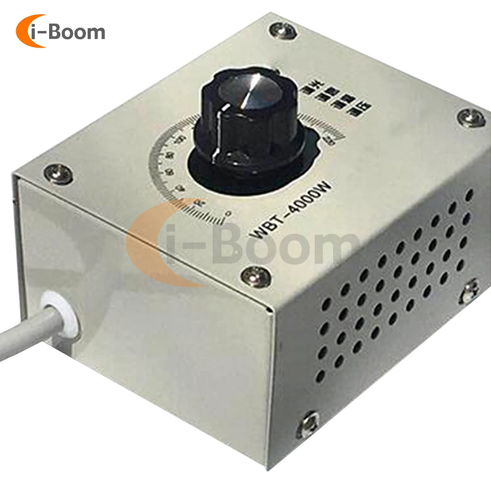 Regolatore Di Tensione SCR 10000W - Dimmer Per Motori, Ventole E Luci, AC 220V, Con Display LCD, Spina AU