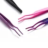 Professional False Eyelash Tweezers For Lashes Extension High Precision Anti-static Applicator Remover Nipper Clip Makeup Tools 6