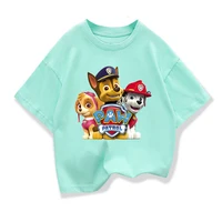 Paw Patrol Kids t shirts Dogs Printed Cartoon T Shirt for Boys Summer Animal Printing Boy T Shirt Tops Tees Children Clothes 2