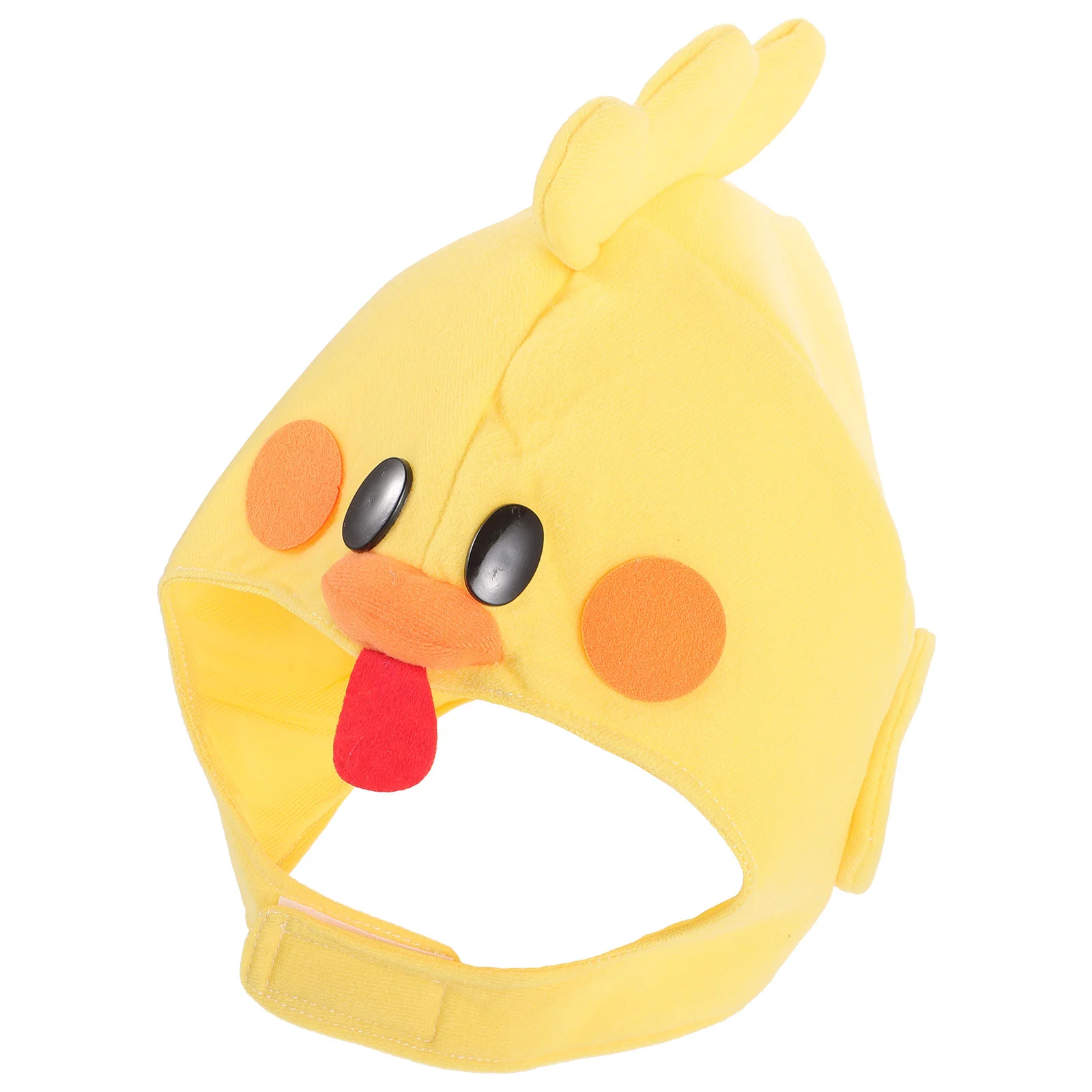 

Children Chicken Headband Plush Mask Chick Ear Hairband Hat Kids Cosplay Earmuffs Party Costume Photo Shoot Props