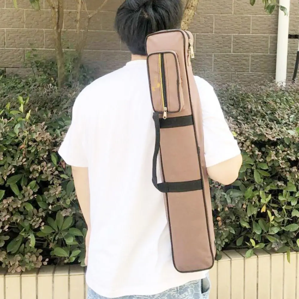 Canvas Bamboo Flute Storage Shoulder Bag Protective Waterproof Flute Case Large Capacity Thickening Piccolo Pouch canvas shoulder bag flute bag