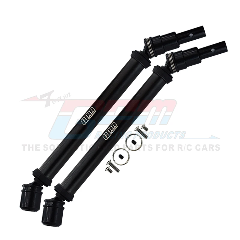 Stainless Steel Drive Shaft Set For Traxxas 1/10 RC Cars - Rustler/Stampede/Slash/Hoss 4x4 VXL
