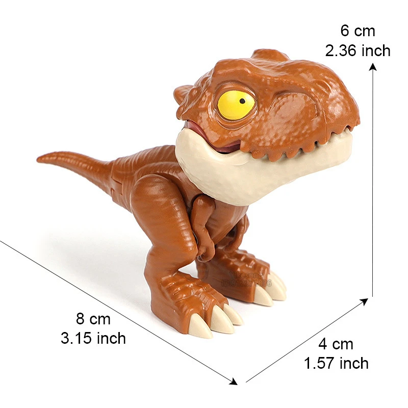 Dinossauro fidget figuras mundo brinquedo jurássico dominion dedo mordida t  rex interativo ovo pterossauro triceratops frete grátis itens - AliExpress