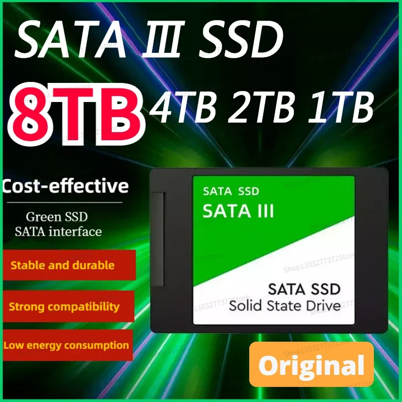 

4TB High-speed Ssd Sata 1tb 2tb Hard Drive Disk Sata3 2.5 Inch Tlc 500mb/s Internal Solid State Drives For Laptop And Desktop