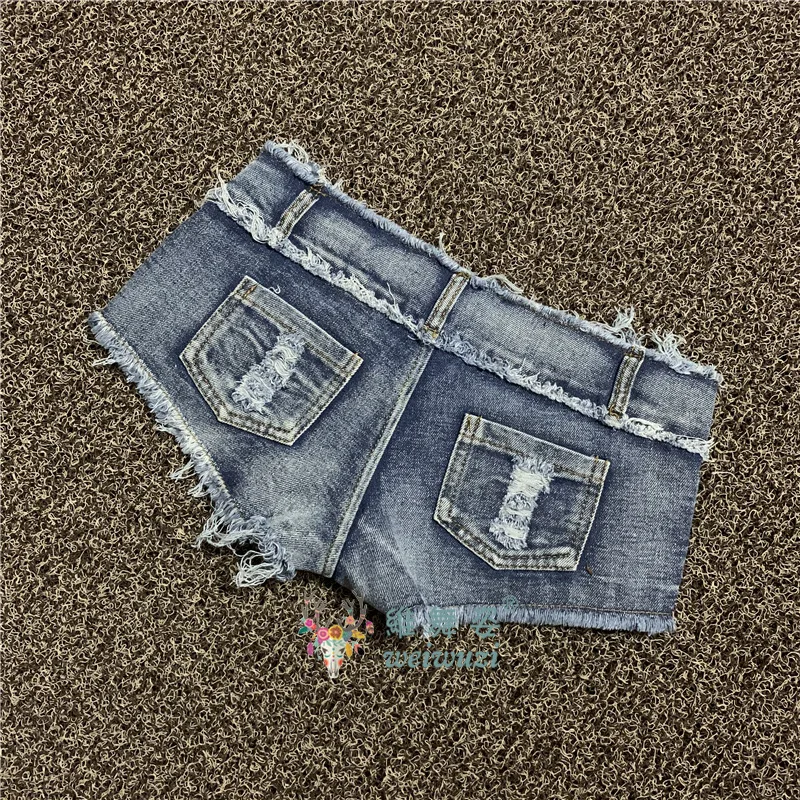 Vintage Denim Shorts detail view