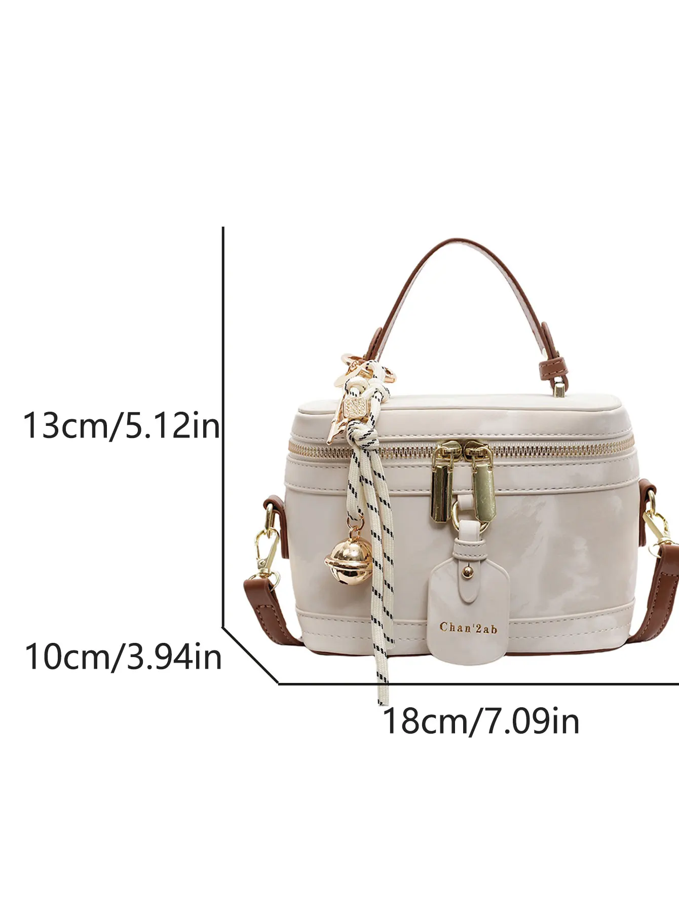 حقيبة دلو عصرية محمولة باليد، حقيبة كتف كاجوال عصر...