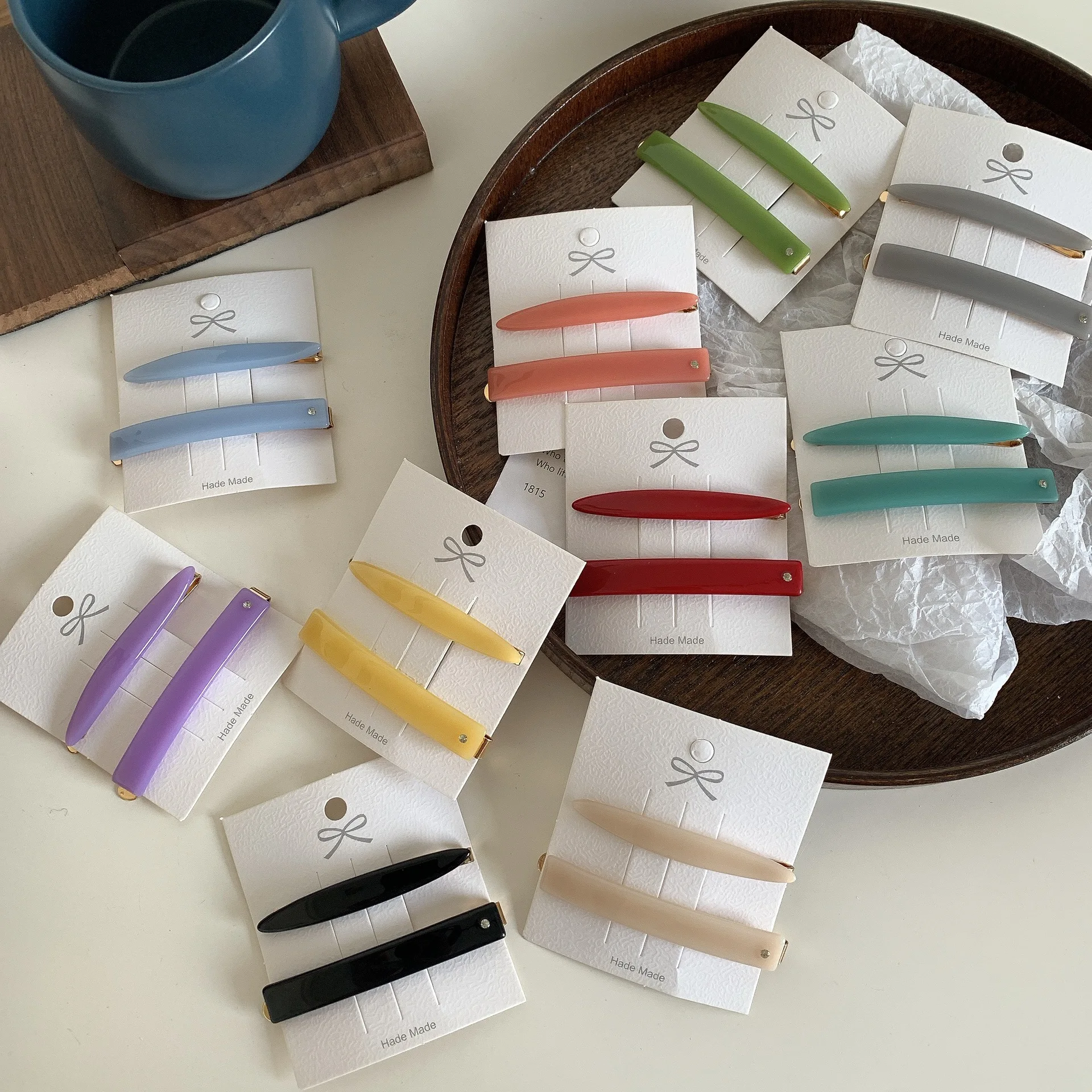 NewCreativityDesignForASetOf2PCSWillowLeafOneWordClip