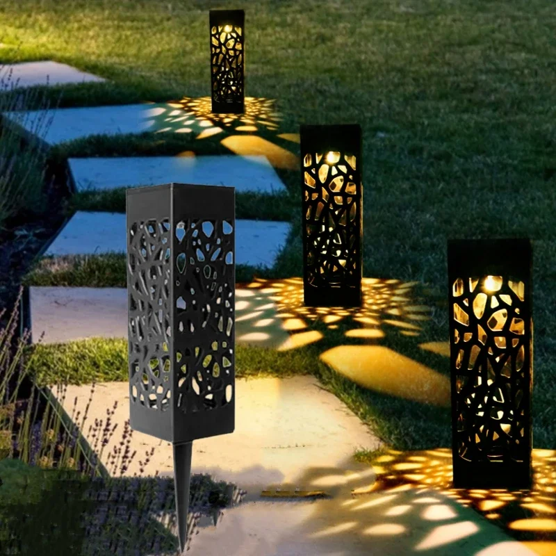 1/2/4pcs Solar Lawn Light Outdoor LED Solar Lamp Solar Powered Garden Decoration Lights Waterproof For Courtyard Park Pathway