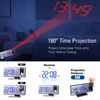 LED Digital Projection Alarm Clock Electronic Alarm Clock with Projection FM Radio Time Projector Bedroom Bedside Mute Clock 3