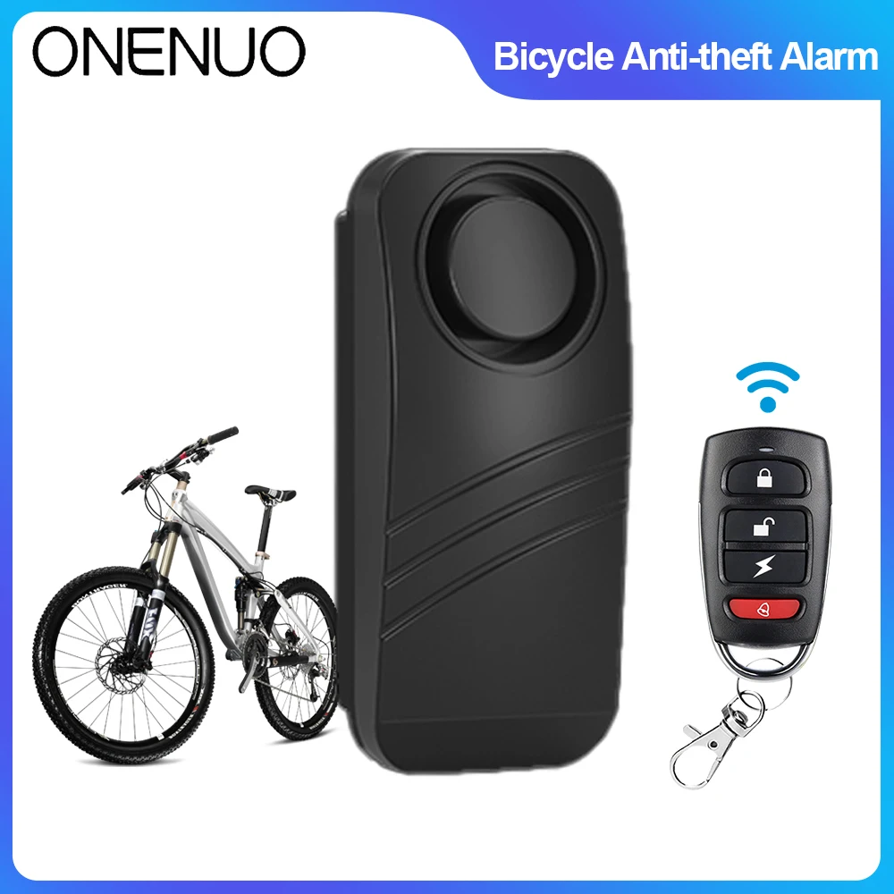 Wireless Waterproof Anti-Theft Alarm for Motorcycles and Bicycles