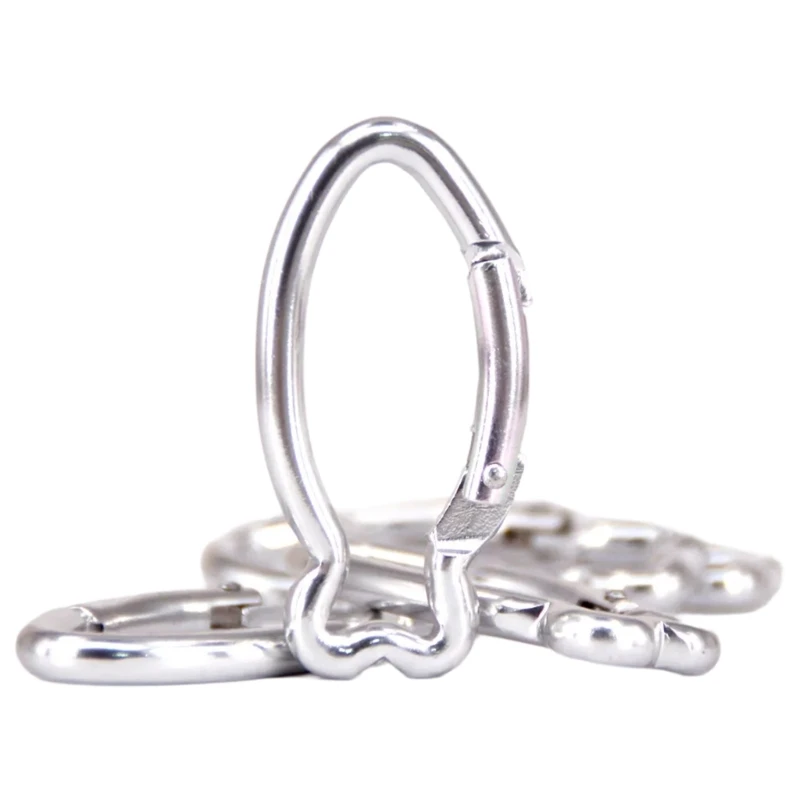 

5Pcs Fish Shaped Spring Clasps Hook Clip Aluminum Carabiner Keychains