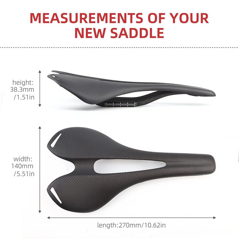 Bicycle Saddle 3K Ultralight Carbon Saddle vtt racing seat Wave Road Bike Saddle For Men Cycling Seat mat bike Spare Par