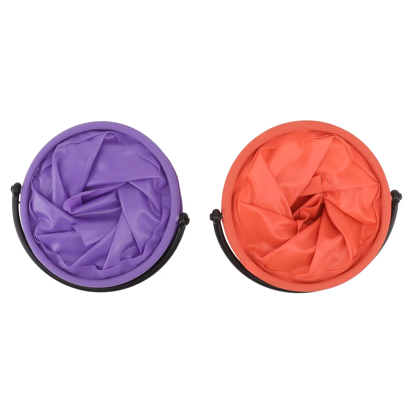 2Pcs 페인팅 브러쉬 버킷 접이식 워시 펜 버킷 플라스틱 브러쉬 분지 휴대용 아티스트 용품 여행용 야외용 클리너