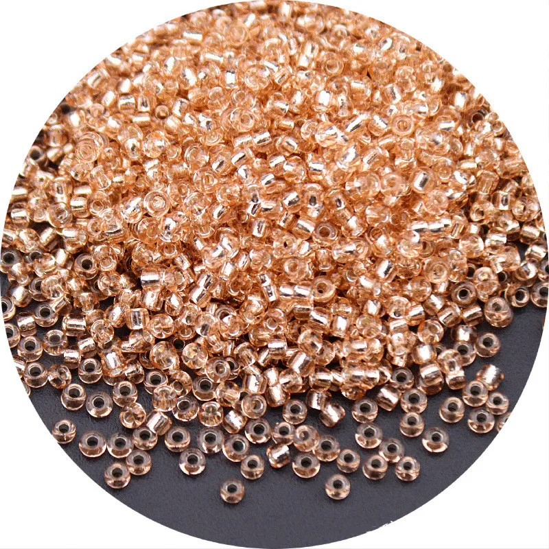 Luxurious Handmade Embroidery & Jewelry Craft Beads - Silver Glass Rice Beads