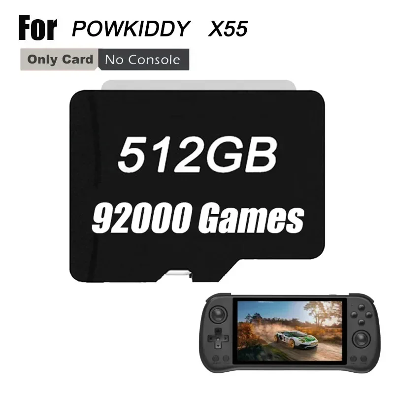 FOR POWKIDDY X55 Retro Handheld Game Console TF Card Built