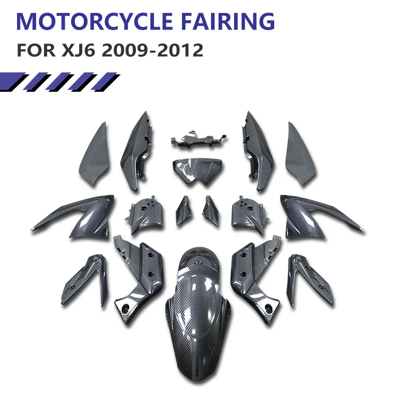 

Обтекатель для мотоцикла из АБС-углеродного волокна для Yamaha XJ6 2009-2012, комплект обтекателей, Премиум обтекатель для мотоцикла из АБС-пластика