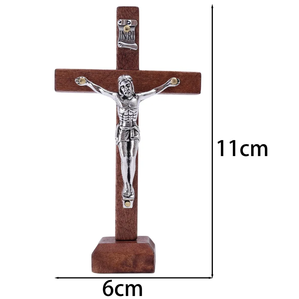 Wooden Jesus Cross Figurine 6