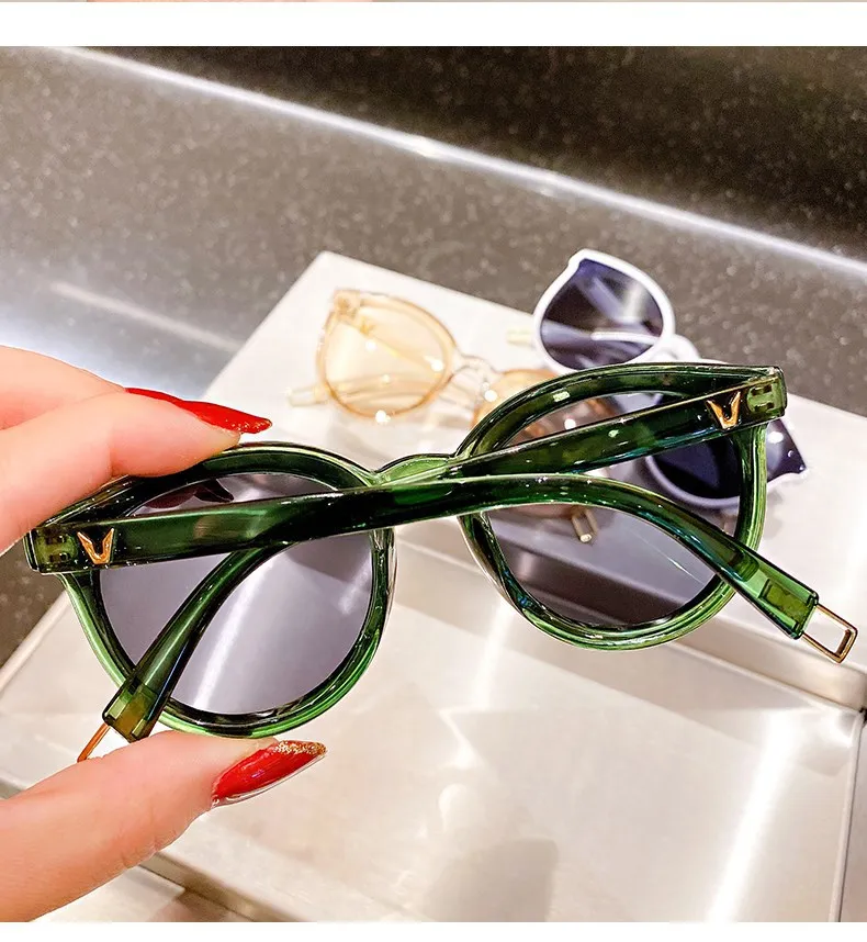 New Fashion Sunglasses Girls Boys Brand Round Vintage Children Sun Glasses Baby Shades Mirror Goggles Eyeglasses UV400_voghion.com