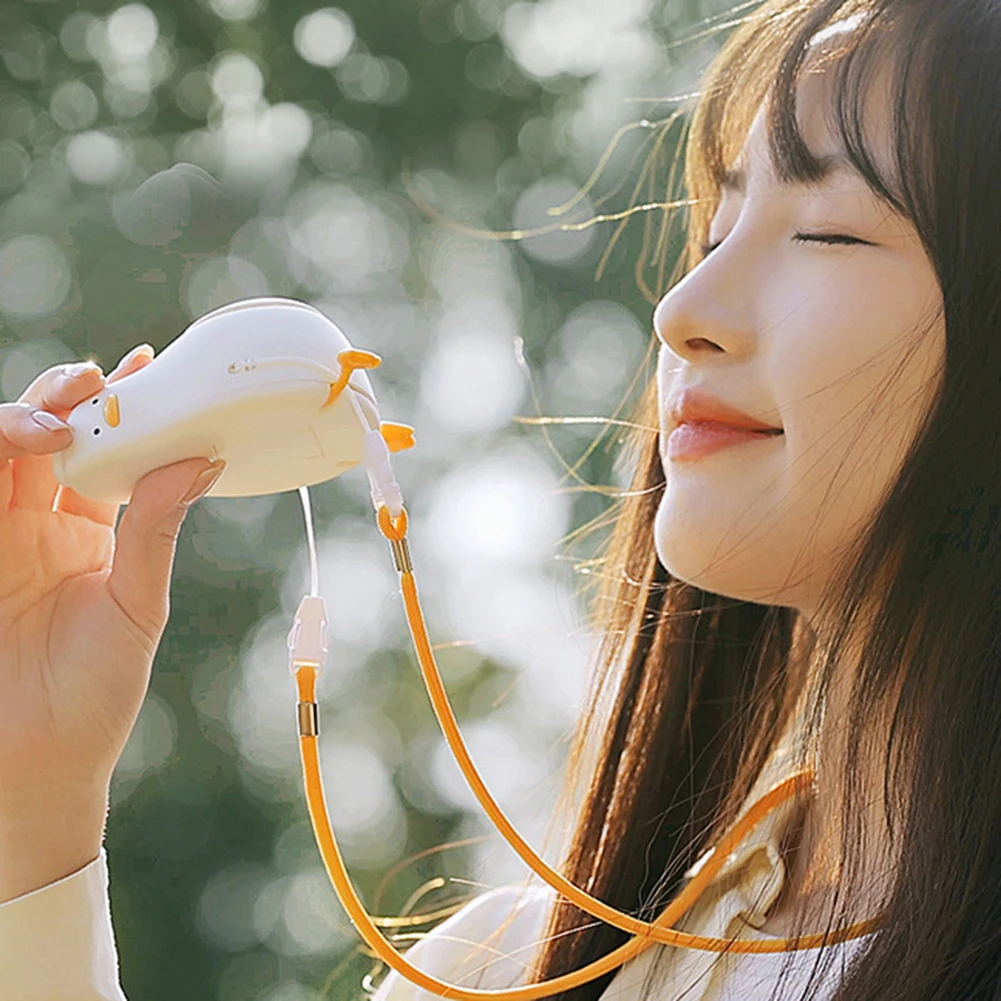 

Mini Portable Neck Fan Hanging Handsfree Personal-Necklace Rechargeable Fan For Travel Sports Office Mini Usb Small Electric Fan