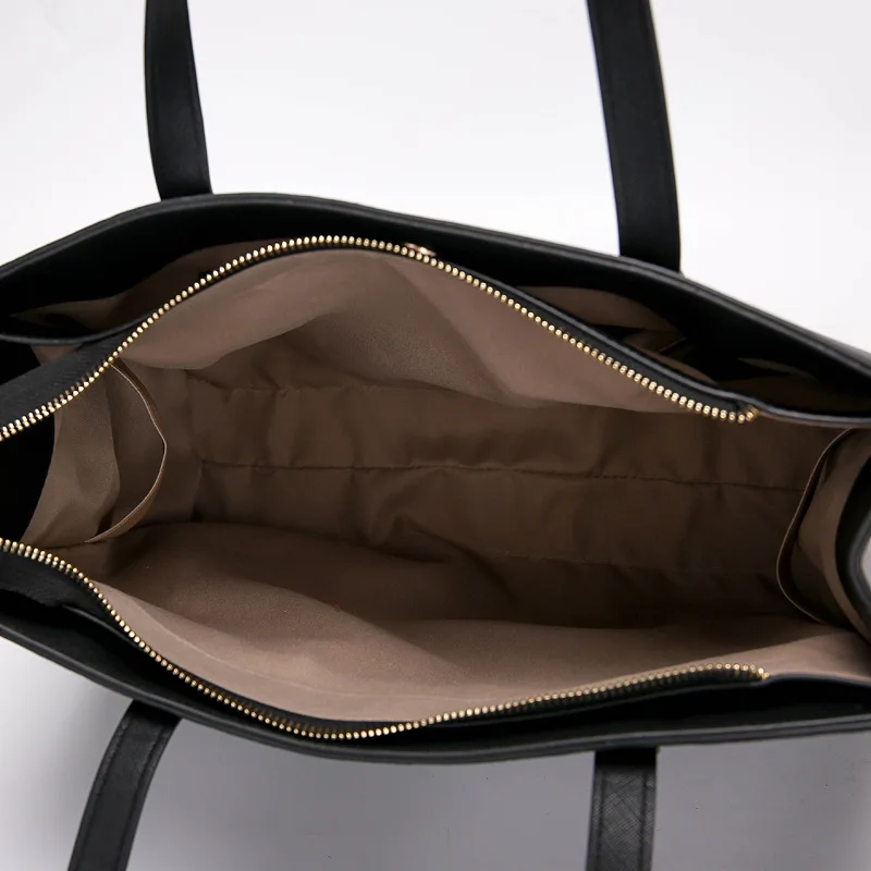 Borsa tote grande alla moda da donna – Borsa a tracolla multiscomparto, elegante borsa per pendolari per lavoro e uso quotidiano - immagine 4