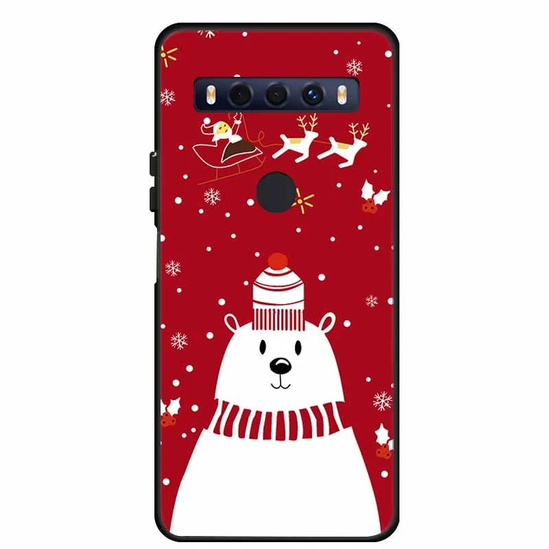 Christmas Silicone TPU Soft Phone Case Cover - Festive Protector