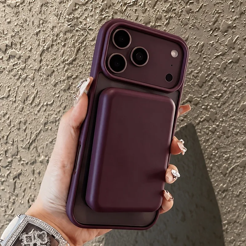 Magsafe-Compatible Clear Shockproof Phone Case with Magnetic Wireless Charging Capability