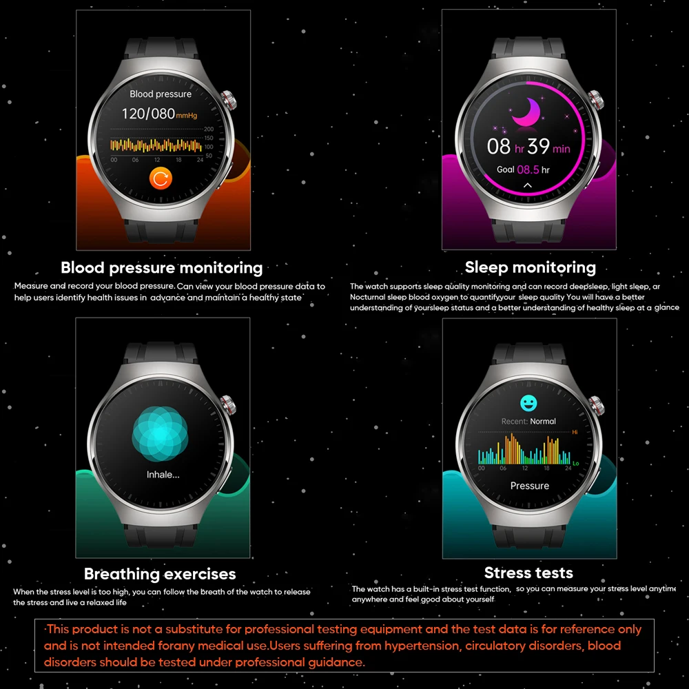 Huawe SmartWatch ������� ��� ������ �ð�, AMOLED ECG + PPG, ��ħ���� ����, �������� ��ȭ, 1.43 ��ġ