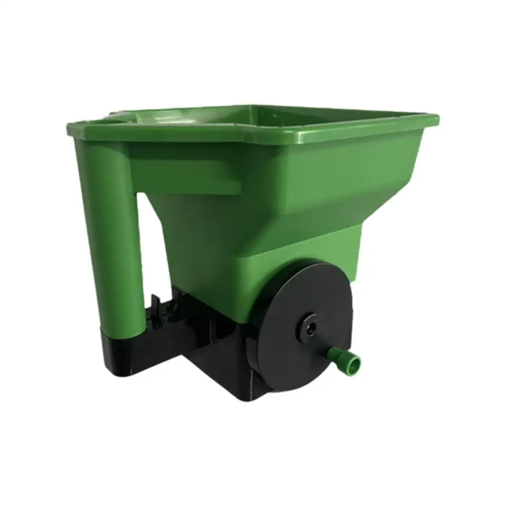 Garden Seeder Manual Seed And Fertiliser Applicator Fertiliser Melt Garden Tools Spreader Crank Hand Snow Lawn Small E2A1