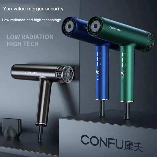 New Professional Hair Dryer 110000RPM High Speed Motor Quick Drying Negative Ions Powerful Wind Low Noise Hair Styling Tools