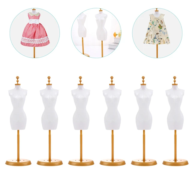 Doll Clothes Holder Dress Mannequin Display Form Mini Model Stand