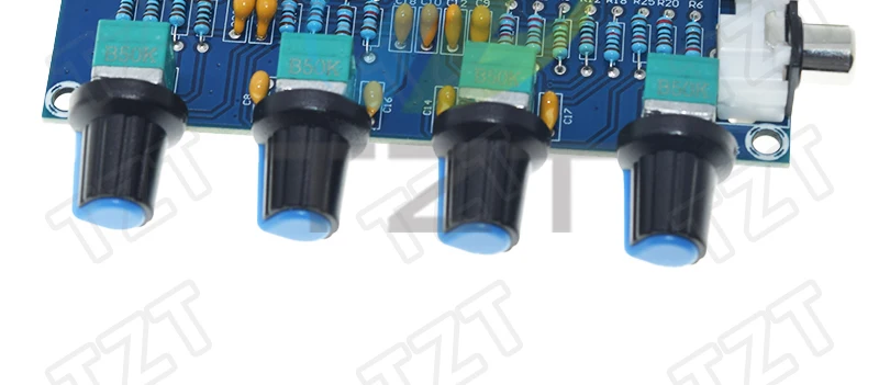 TZT XH-M164 NE5532 Stereo-Vorverstärker, Vorverstärker, Tone Board, Audio, 4 Kanäle, Verstärkermodul, 4 Kanäle, Steuerkreis, Telefonvorverstärker – Detail 7